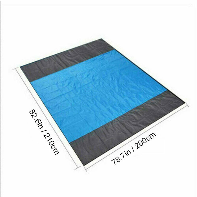 Summer Portable Waterproof Picnic Mat Beach Mat Pocket Blanket